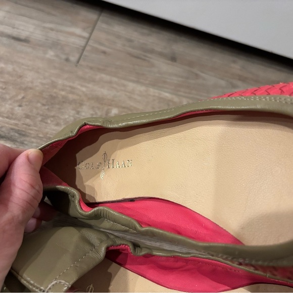 Cole Haan Womens Textured Quilted Ballet Flats Shoes Size 7 - Picture 3 of 7